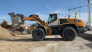 BAUMA 2022  Liebherr 566 test drive liebherr bauma2022 wheelloader [upl. by Anyek]