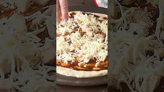 Barbecue Chicken Pizza Recipe Short [upl. by Nathanoj]