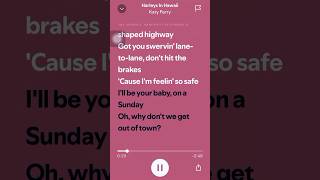 Harleys In HawaiiYou And I music love trendingshorts aesthetic lyrics ytshortsviral yt [upl. by Radbun745]