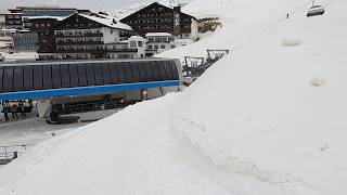 Skiing the secret link between the Hochgurglbahn amp Grobe Karbahn lifts  OBERGURGL GoPro  Apr 2024 [upl. by Amees]