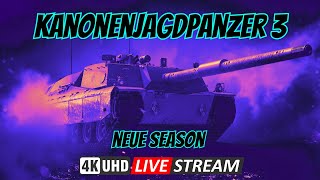 WOT Console  NEUE SEASON  Kanonenjagdpanzer 3 im LIVE Test [upl. by Newton798]