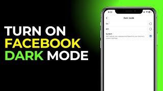 How to Turn On DARK THEME Dark Mode on Facebook in 2025 on Mobile [upl. by Emlen473]