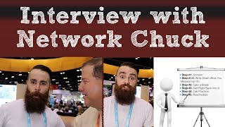 Interview with Network Chuck [upl. by Aihseket]