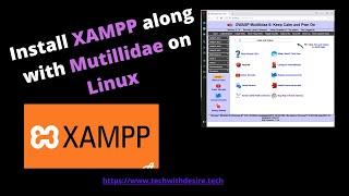 Mutillidae Web App Vulnerabilities XAMPP and Mutillidae Installation on Linux [upl. by Telrats]