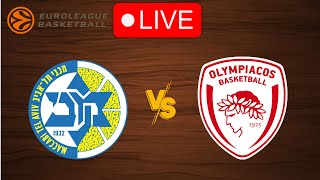 🔴 Live Maccabi Tel Aviv vs Olympiakos  EuroLeague 20242025  Live Play by Play Scoreboard [upl. by Werby102]