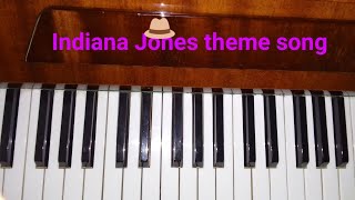 Indiana Jones theme song on piano Every Friday melodies on piano [upl. by Pratte745]