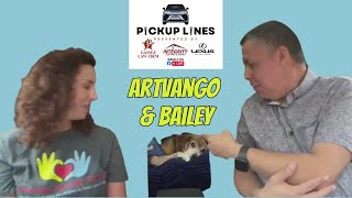 quotPickup Linesquot with Artvango Founder Yadi Puente amp Therapy Dog Bailey [upl. by Ottilie]