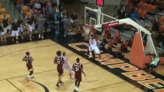 Reco McCarter  Campbell University  360 Dunk vs Winthrop  22615 [upl. by Areid]