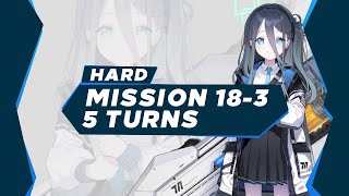 Blue Archive  Mission 183 Hard 5 Turns [upl. by Burg]