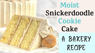 Moist Snickerdoodle Cookie Cake [upl. by Nohs]