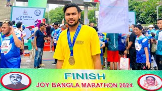 আসেন সবাই মিলে দৌড়াই  Joy Bangla Half Marathon  Marathon Bangladesh  Hatirjheel  Vlog  MSA [upl. by Eerdua]