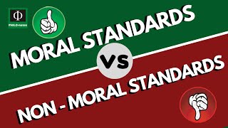 Moral Standards vs NonMoral Standards [upl. by Eerej]