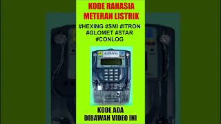 cara cek kwh meter listrik dengan kode rahasia meteran listrik prabayar listrik kwhmeter [upl. by Cirala]