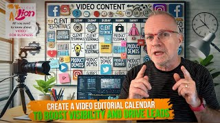 Creating a Video Editorial Calendar to Boost Visibility and Drive Leads  Video Lion 68  Leib [upl. by Neimad129]