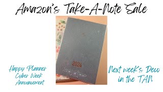 2025 Take a Note Sale Thanksgiving Weekly Spread Happy Planner CyberWeek [upl. by Anwahsar]