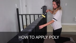 How to Apply Polycrylic and Polyurethane Like a PRO [upl. by Drahnreb]