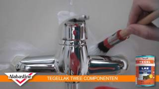 How to  Tegellak 2 Componenten  Alabastine [upl. by Gerald]