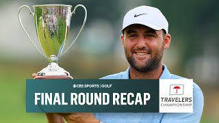 2024 Travelers Championship RECAP Scottie Scheffler wins 6TH EVENT of season  CBS Sports [upl. by Nohsauq]