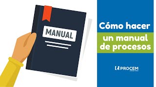 Cómo hacer un manual de procesos [upl. by Irved815]