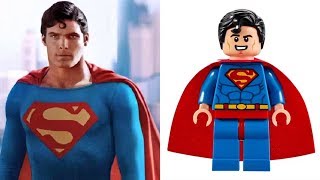 LEGO SUPERMAN  Minifigures VS Movies amp Comics etc [upl. by Nylra]