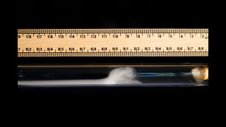 Diffusion in action  The reaction of ammonia and hydrogen chloride demonstration [upl. by Yenruogis]