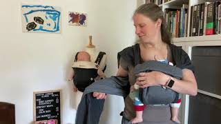 How to Use the Manduca Twist with a Newborn Baby [upl. by Hogg]