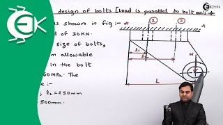 Problem 1 on Design of Bolts  Design of Bolted Joints  Design of Machine [upl. by Terencio711]