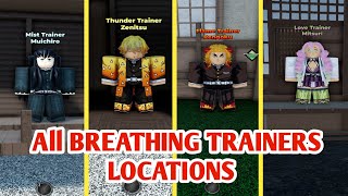 All Breathing Trainer Locations In Weak Legacy 2  Roblox [upl. by Masuh]