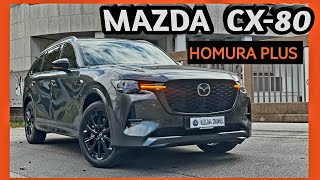 Mazda CX80 mit 7 Sitze  eSkyactiv PHEVAWD  Homura Plus   Außen amp innen Ansicht  Reviews [upl. by Nnahgaem]