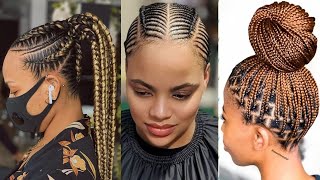 Awkward Length Natural Braid Hairstyles  MODERN BRAIDS ARCHIVE [upl. by Franciscka226]