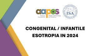 Congenital  Infantile Esotropia in 2024 [upl. by Yadsendew]