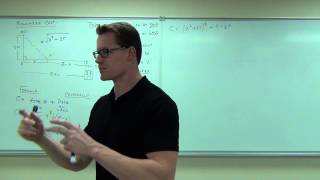 Calculus 1 Lecture 37 Optimization MaxMin Application Problems [upl. by Wurster]