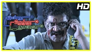 Indru Netru Naalai Movie Scenes  Vishnu save Jayaprakash  Ravi Shankar threaten Vishnu [upl. by Varney147]