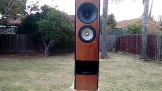 Walking around a Dipole Speakers [upl. by Killion]