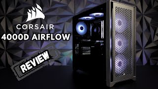 Corsair 4000D Airflow Gehäuse Design Leistung und Benutzerfreundlichkeit im Test [upl. by Ahsirk160]