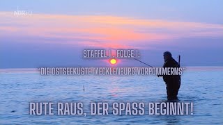 Die Ostseeküste Mecklenburg Vorpommerns  Rute raus der Spaß beginnt Staffel 1 Folge 1  NDR [upl. by Ahtnammas]