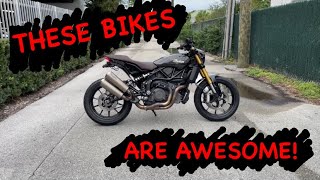 2019 INDIAN FTR 1200 S TRANSFORMATION Before amp After Walk Around Exhaust Sounds [upl. by Valleau]