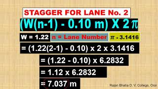 Updated version of stagger marking [upl. by Erdnaek]