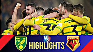 Norwich City VS Watford  Highlights  England Championship  22 September 2024 [upl. by Esinev]