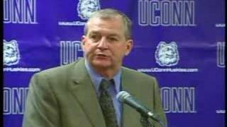 UCONNs Jim Calhoun likes the f word [upl. by Cornew75]