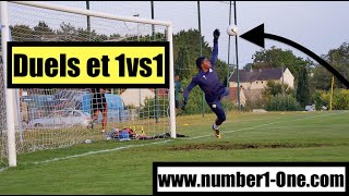 Spécifique Gardien de But LDUELS ET 1VS1 GOALKEEPER TRAINING GOALKEEPING [upl. by Joerg943]