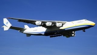 Antonov225 quotMriyaquot landing runway 16 at ZRH [upl. by Barmen]