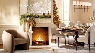 ARHAUS Stunning Holiday Decorating With Neutrals amp New 2024 Furniture Designs [upl. by Notneuq544]