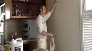 Removing Wallpaper the Right and Fastest Way Part 4 [upl. by Ivie]