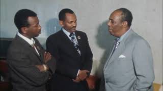 Siad Barre Mengistu Hailemariam General Teferi Benti and Atnafu Abate 1976 before the invasion [upl. by Ellemaj]