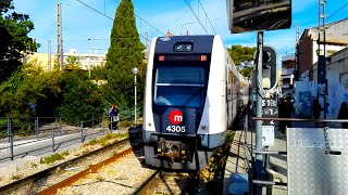 🚇 FGV 4300 saliendo de GODELLA Metro de Valencia [upl. by Eisned838]