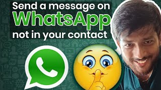 Send WhatsApp Message Without Adding Contact [upl. by Garceau]