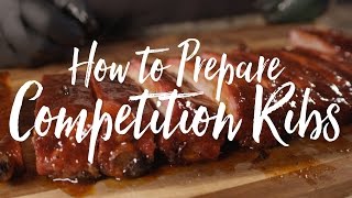 Competition Rib Recipe St Louis Spare Ribs [upl. by Ecirtaeb]