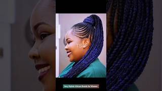 Very Stylish African Braids for Women shorts hairstyles braids cornrows [upl. by Cecily]