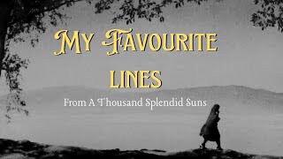 A Thousand Splendid Suns [upl. by Baumann]